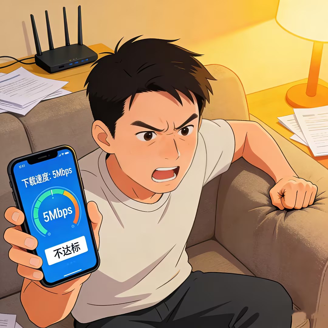 宽带测速不达标？该怎么办？